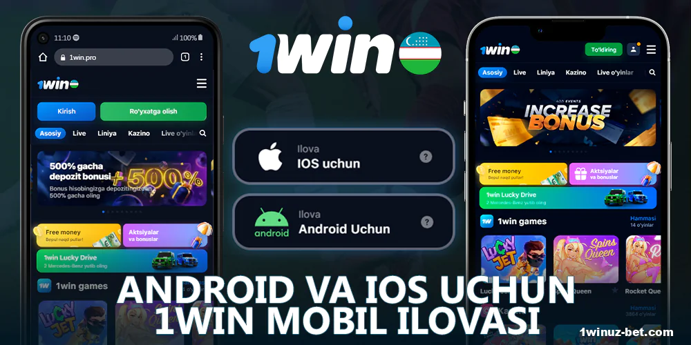 O‘zbekistonlik futbolchilar uchun 1Win mobil ilovasi