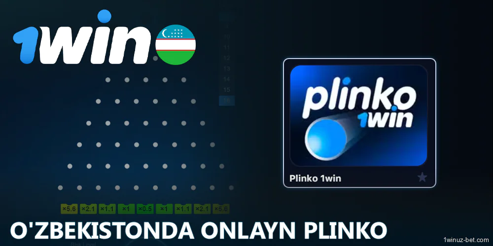 1Win O'zbekiston da Plinkoga pul tikish