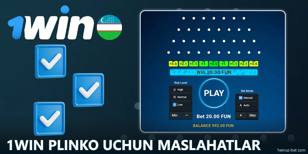 1Win O'zbekiston da Plinko o'ynash bo'yicha maslahatlar