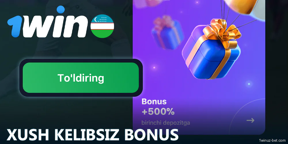 1Win O'zbekiston o'yinchilari uchun xush kelibsiz bonusi