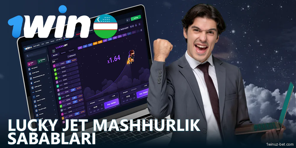 1Win O'zbekistondagi Lucky Jet o'yinining mashhurligi