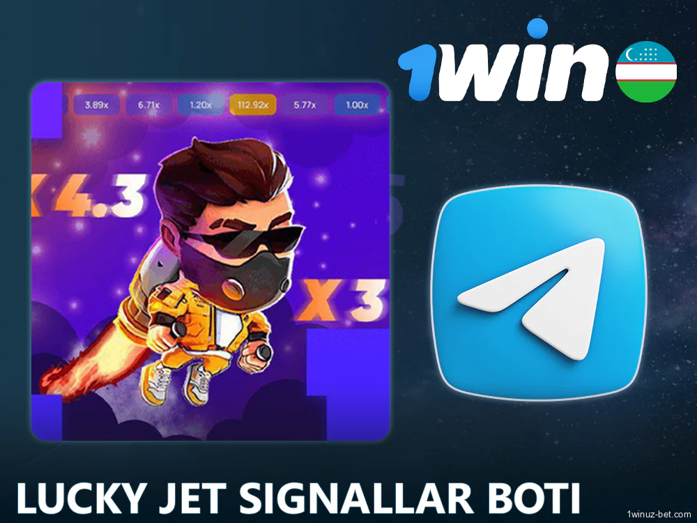 1Win O'zbekistondagi Lucky Jet o'yini natijalarini bashorat qilish uchun bot