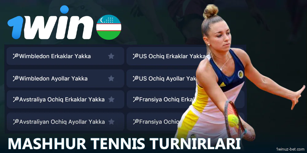 1Win O'zbekistondagi tennis turnirlari