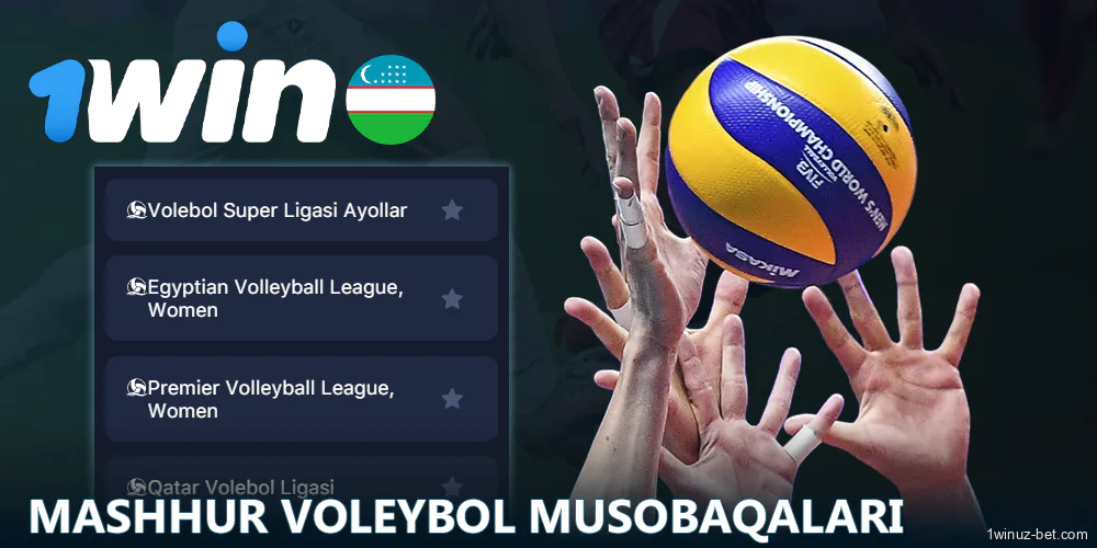 1Win O'zbekistondagi voleybol turnirlari