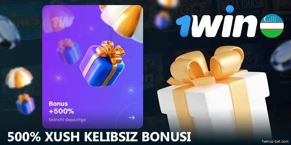 1Win O'zbekiston da xush kelibsiz bonusi