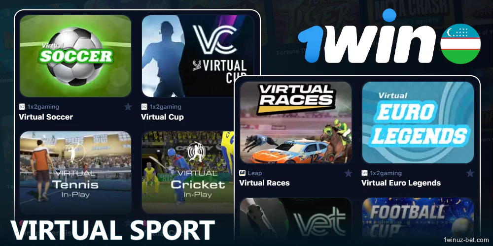 1Win O'zbekiston Kazino da virtual sport